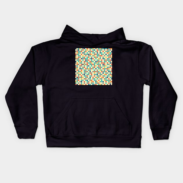 Round stamp Kids Hoodie by melomania